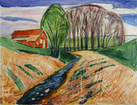 Edvard Munch - The Red House