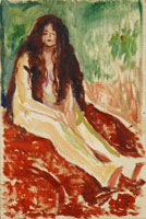 Edvard Munch Seated Nude