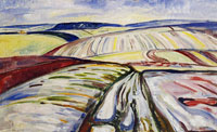 Edvard Munch Snow Landscape, Thüringen