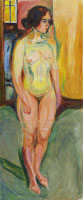 Edvard Munch Standing Nude: Noon