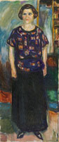 Edvard Munch Standing Woman