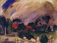 Edvard Munch - Stormy Landscape