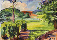 Edvard Munch Summer at Ekely