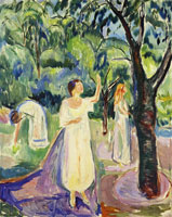 Edvard Munch Three Women in the Garden
