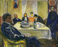Edvard Munch The Wedding of the Bohemian