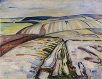 Edvard Munch - Winter, Elgersburg