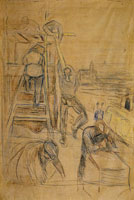 Edvard Munch Workers on the Building Site