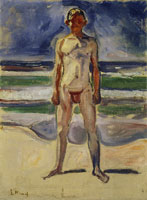 Edvard Munch Young Man on the Beach