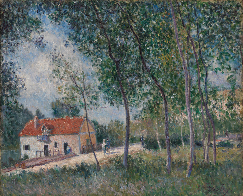 Alfred Sisley - The Road from Moret to Saint-Mammès