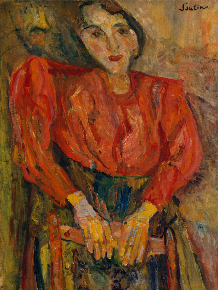 Chaim Soutine - The Red Blouse