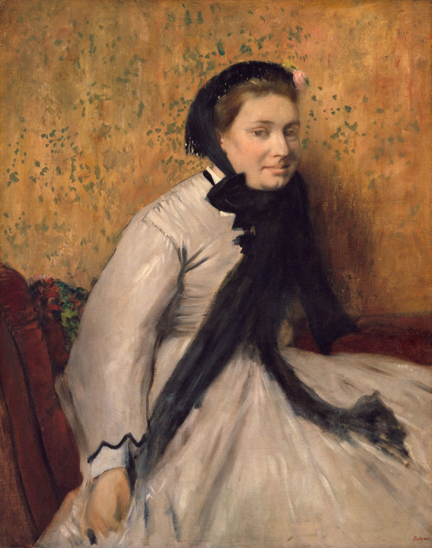 Edgar Degas - Portrait of a Woman in Gray