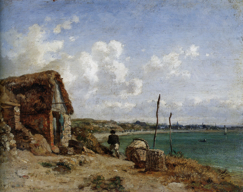 Constant Troyon - Thatched Cottage by the Sea