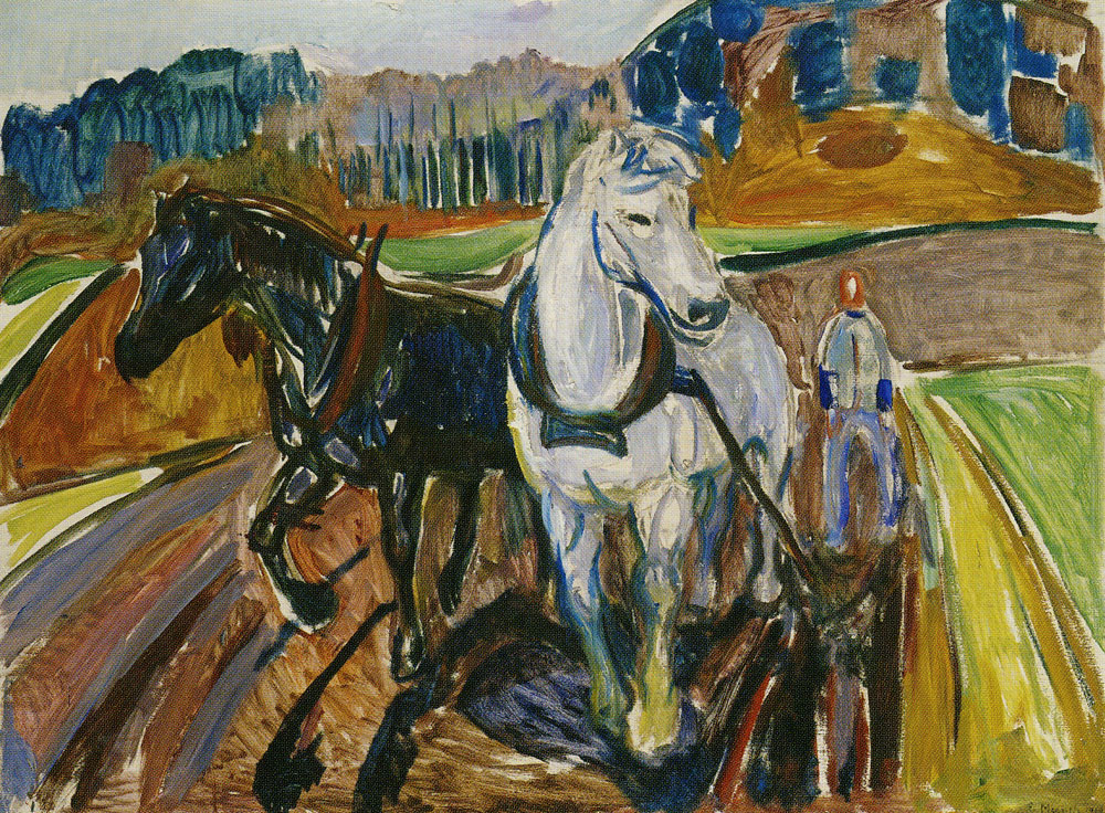 Edvard Munch - Autumn Ploughing