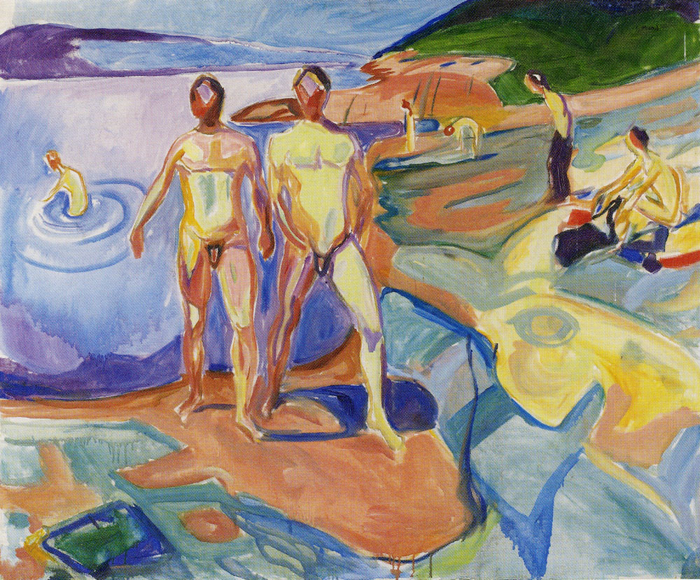 Edvard Munch - Bathing Men