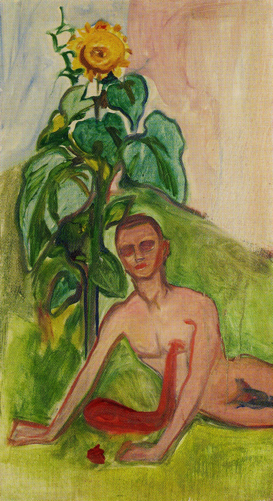 Edvard Munch - Bleeding Man and Sunflower