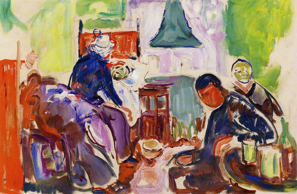 Edvard Munch - The Death of the Bohemian