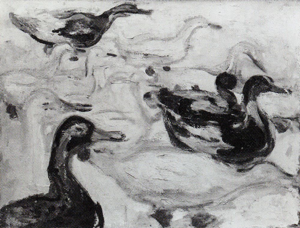 Edvard Munch - Ducks in Snow