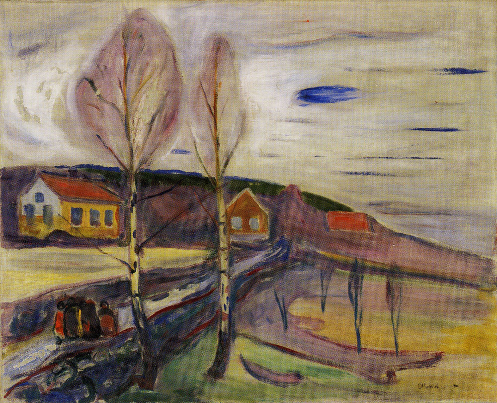 Edvard Munch - Early Spring in Åsgårdstrand