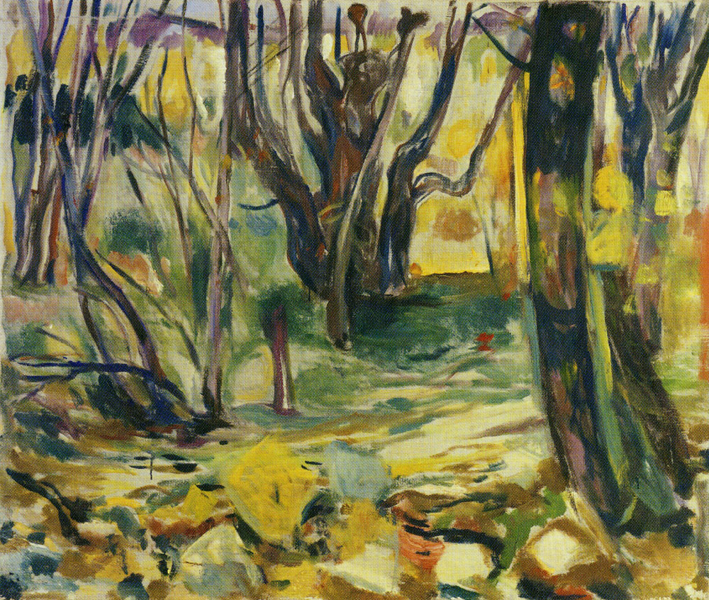 Edvard Munch - Elm Forest in Autumn
