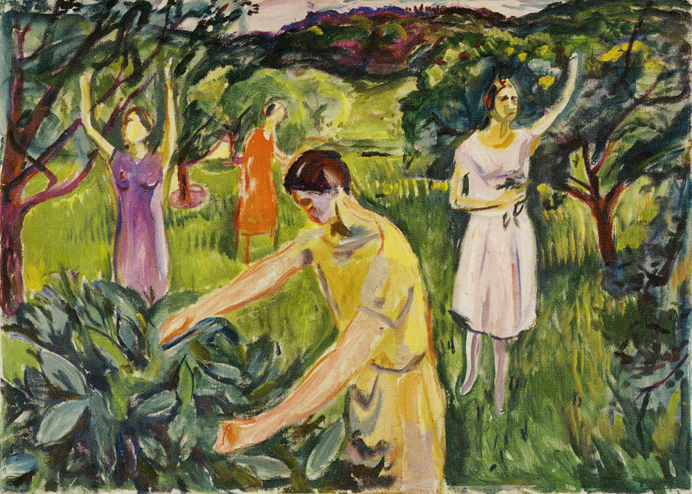 Edvard Munch - Four Women in the Garden