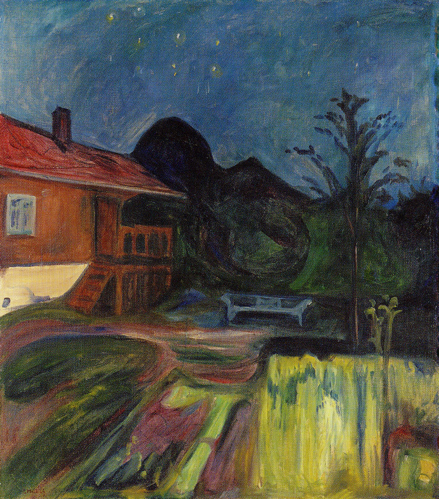 Edvard Munch - House in the Summer Night