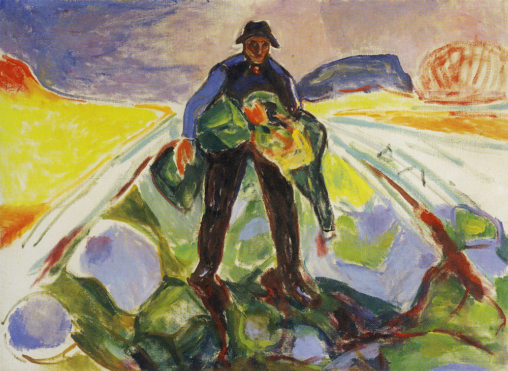 Edvard Munch - The Man in the Cabbage Field