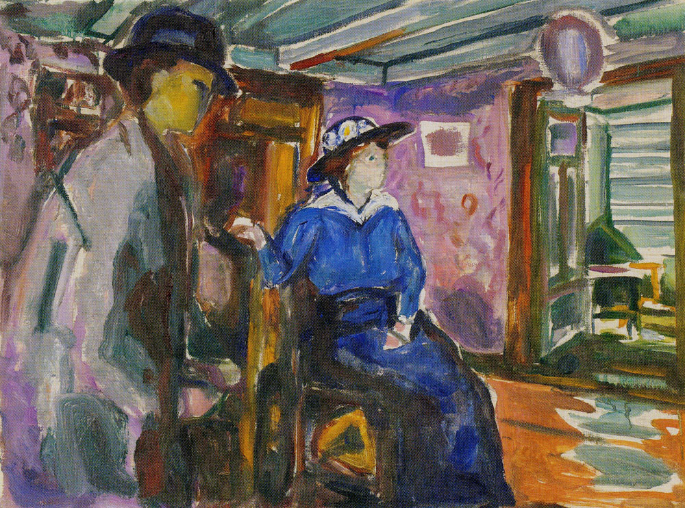 Edvard Munch - Man and Woman