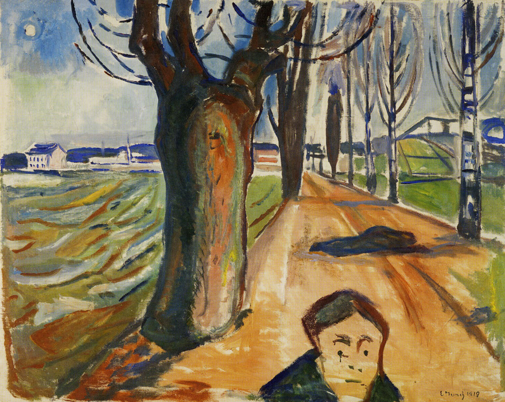 Edvard Munch - Murder on the Road
