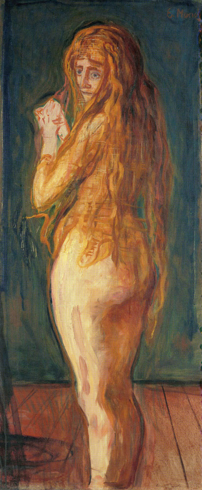 Edvard Munch - Nude with Long Red Hair