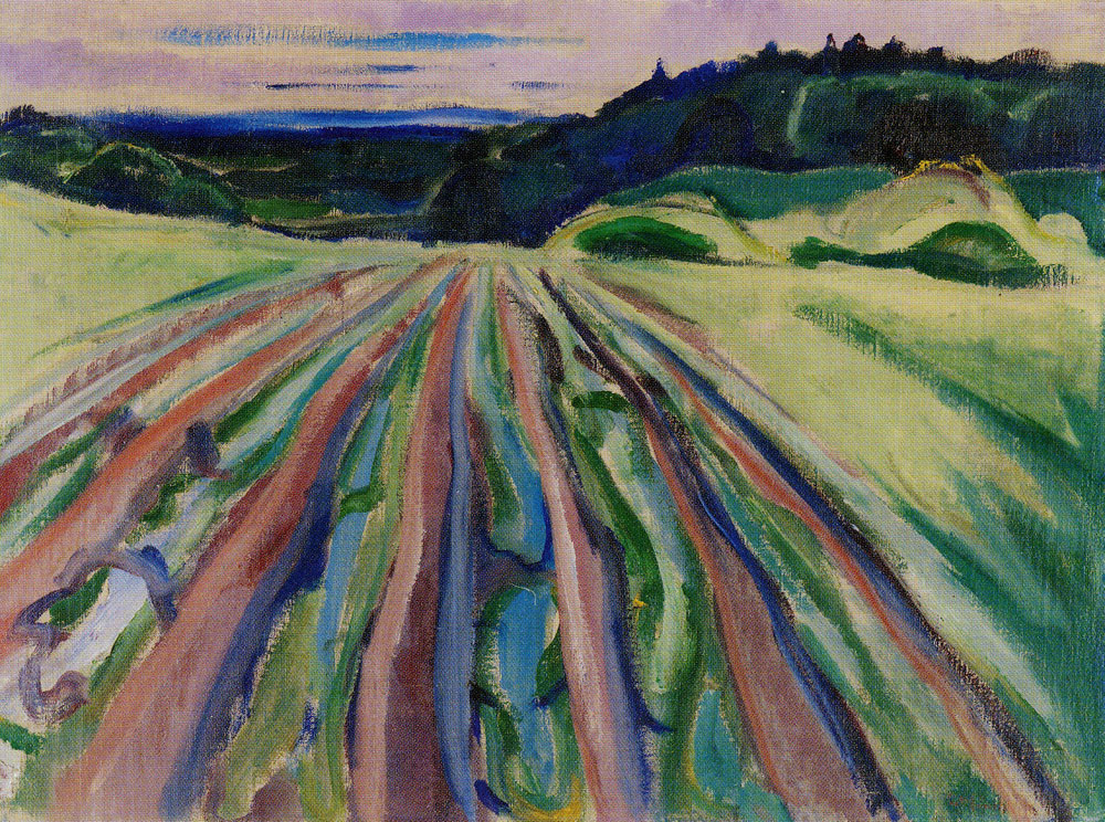 Edvard Munch - Ploughed Field