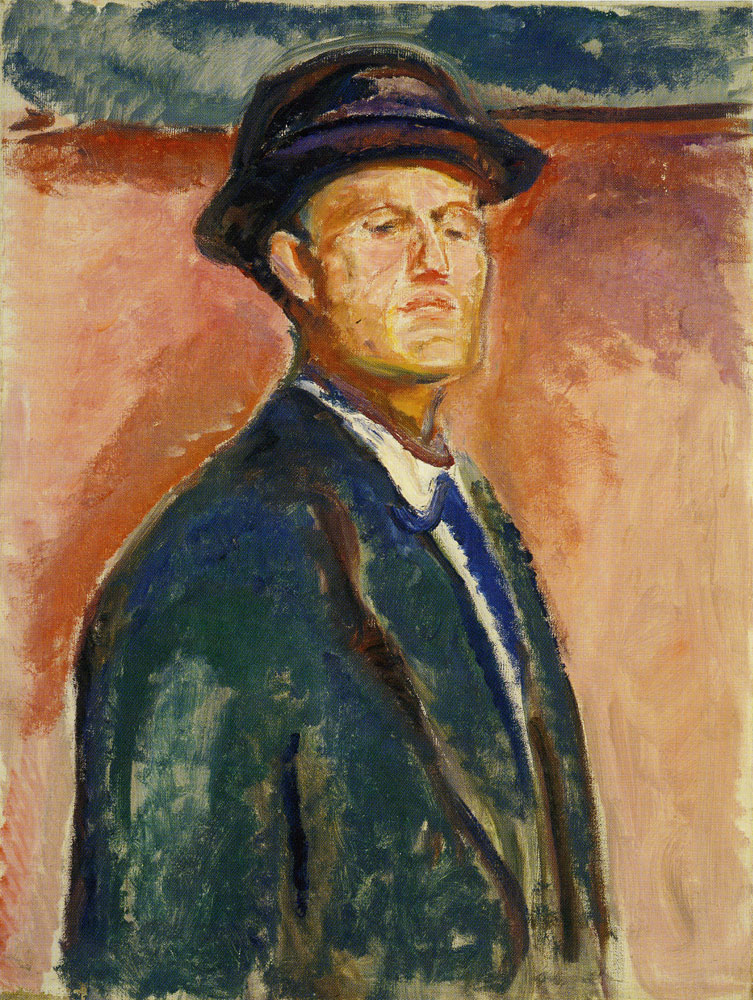 Edvard Munch - Self-Portrait with Hat