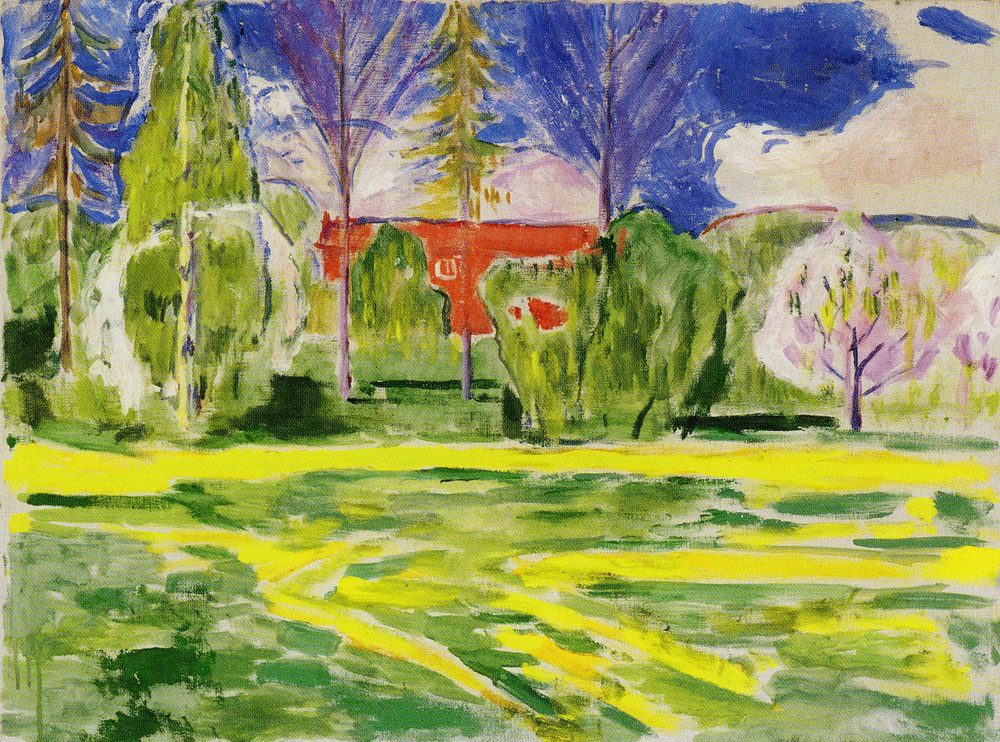 Edvard Munch - Spring at Ekely