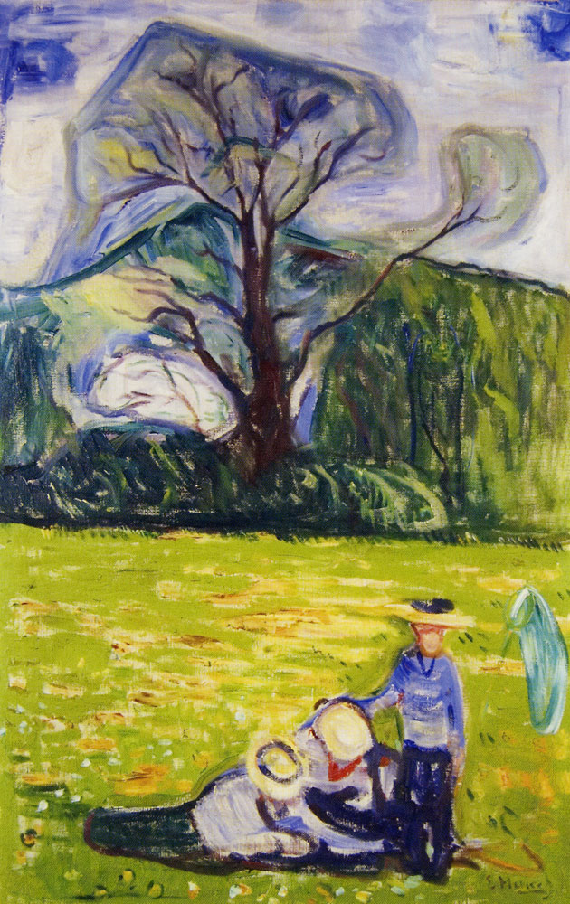 Edvard Munch - Spring in Dr. Linde's Garden