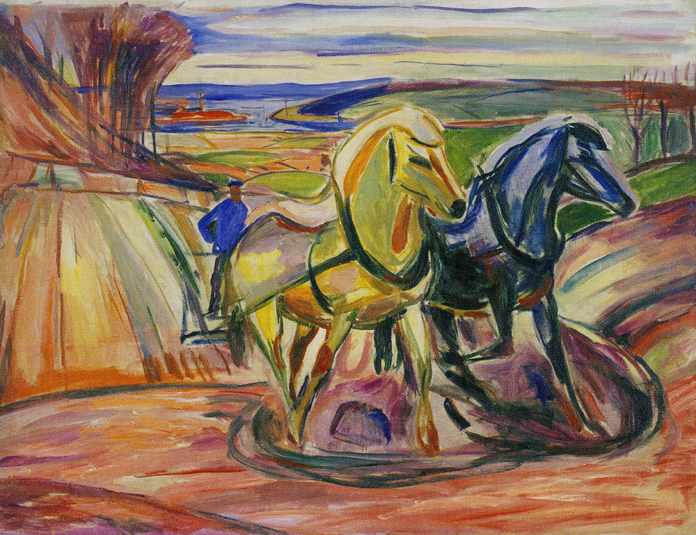 Edvard Munch - Spring Ploughing