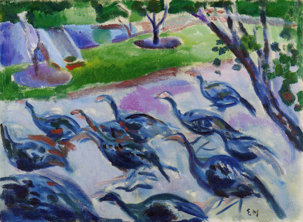 Edvard Munch - Turkeys