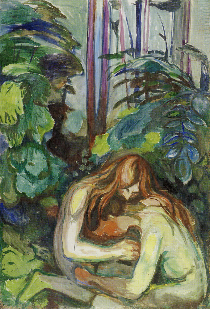 Edvard Munch - Vampire in the Forest