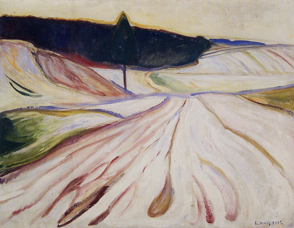 Edvard Munch - Winter Landscape, Thüringen