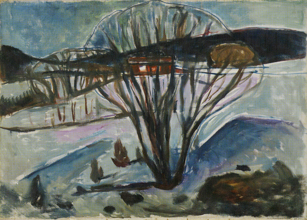 Edvard Munch - Winter Night