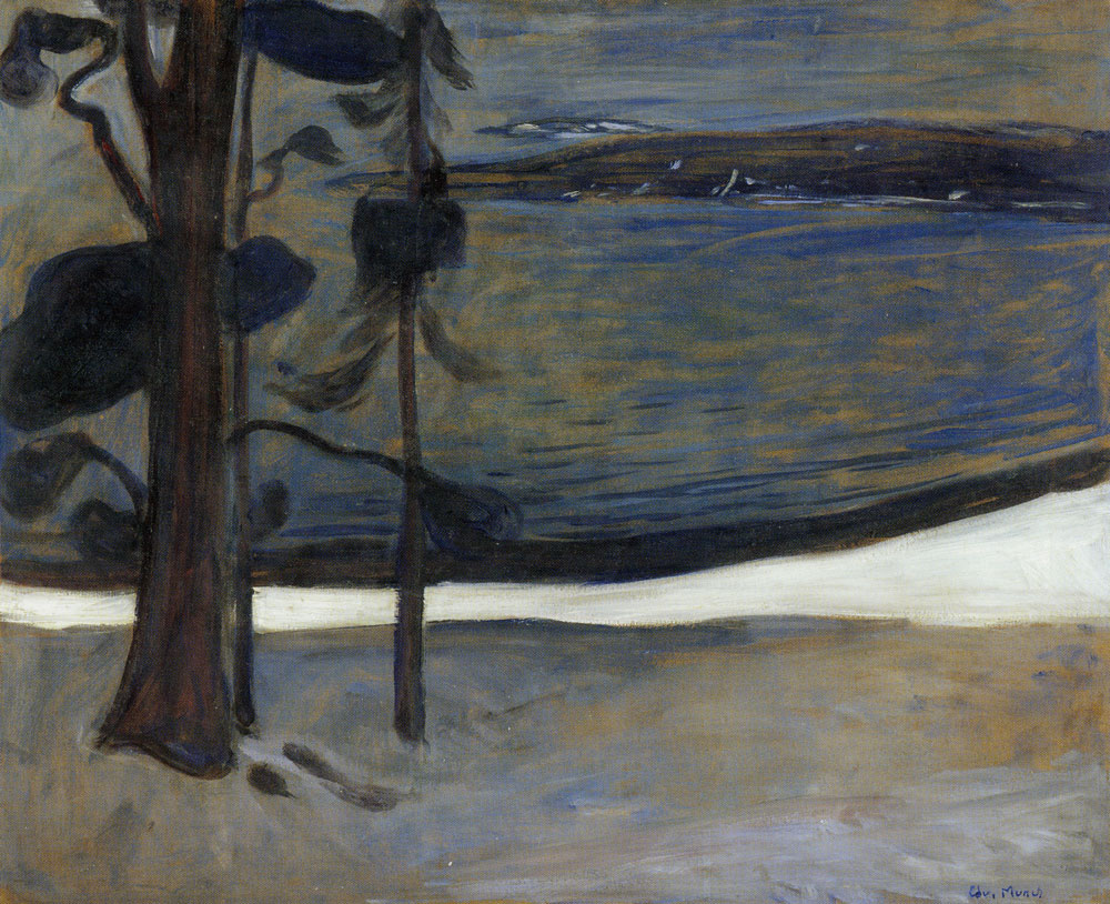 Edvard Munch - Winter at Nordstrand