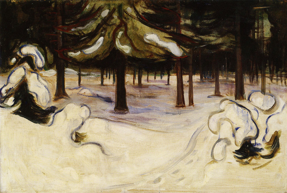 Edvard Munch - Winter in the Woods, Nordstrand
