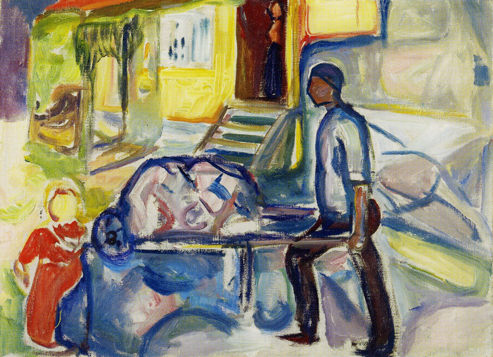 Edvard Munch - Worker with Wheelbarrow