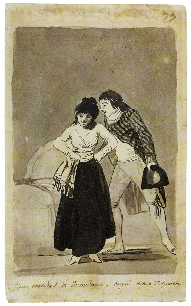 Francisco Goya - She Is Beautiful about Undressing