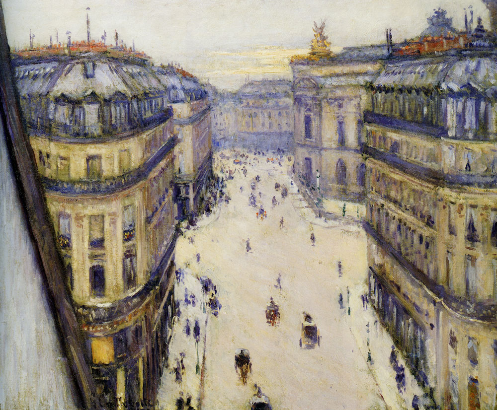 Gustave Caillebotte - Rue Halévy, View from the Sixth Floor