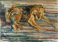 Edvard Munch Airdale Terrier