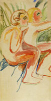 Edvard Munch - Alma Mater: Two Sitting Children