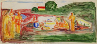 Edvard Munch - Bathers on the Beach