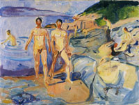 Edvard Munch Bathing Men