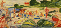Edvard Munch - Beach Scene