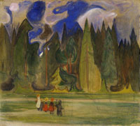 Edvard Munch Children in the Forest