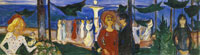 Edvard Munch - Dance on the beach (the Linde Frieze)